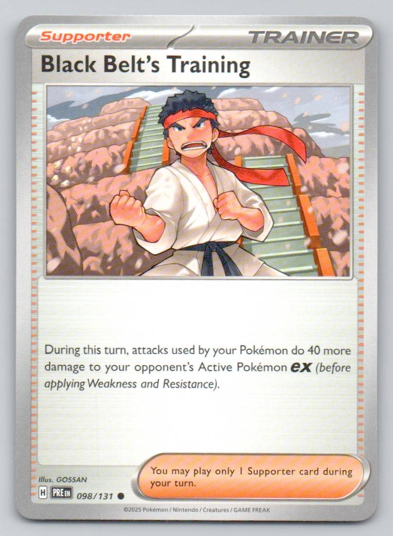 Black Belt's Training 098 NOR Card - Prismatic Evolutions