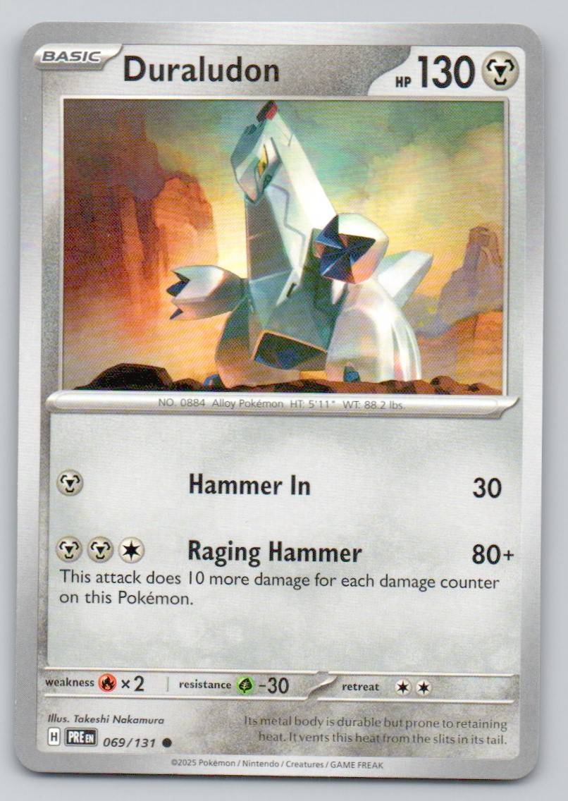 Duraludon 069 NOR Card - Prismatic Evolutions