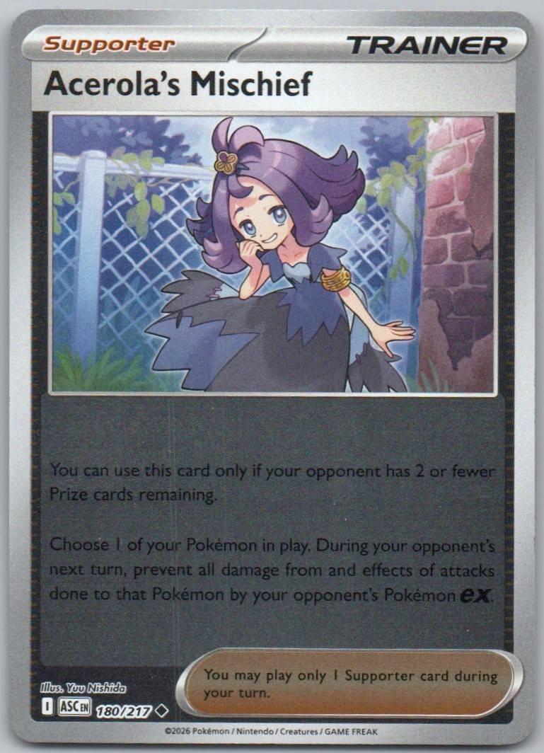 Acerola's Mischief 180 REV Card - Ascended Heroes