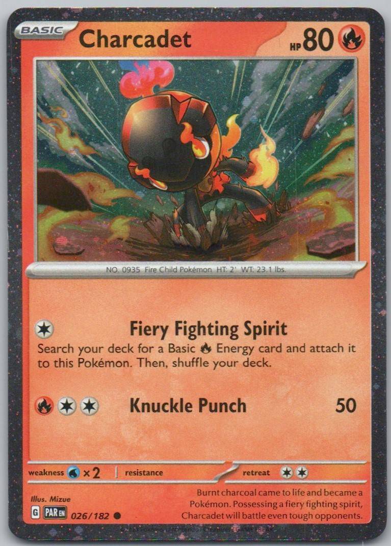 Charcadet 026 Cosmos Fire Card - Paradox Rift