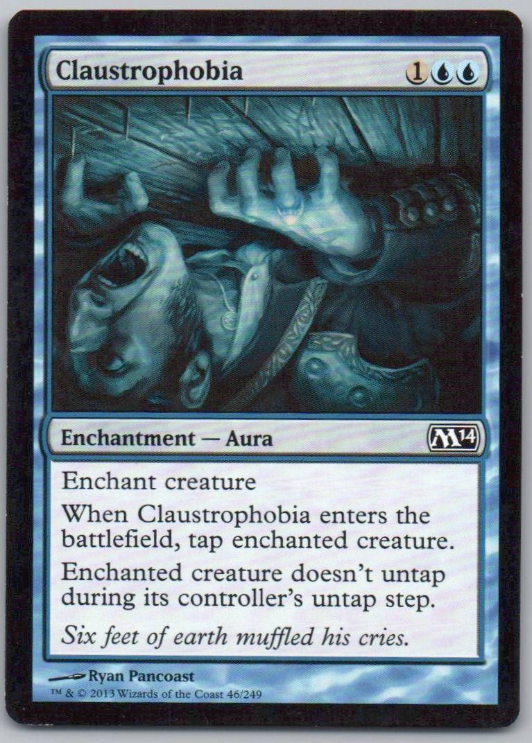 Claustrophobia 46 Normal Enchantment Card - Magic 2014