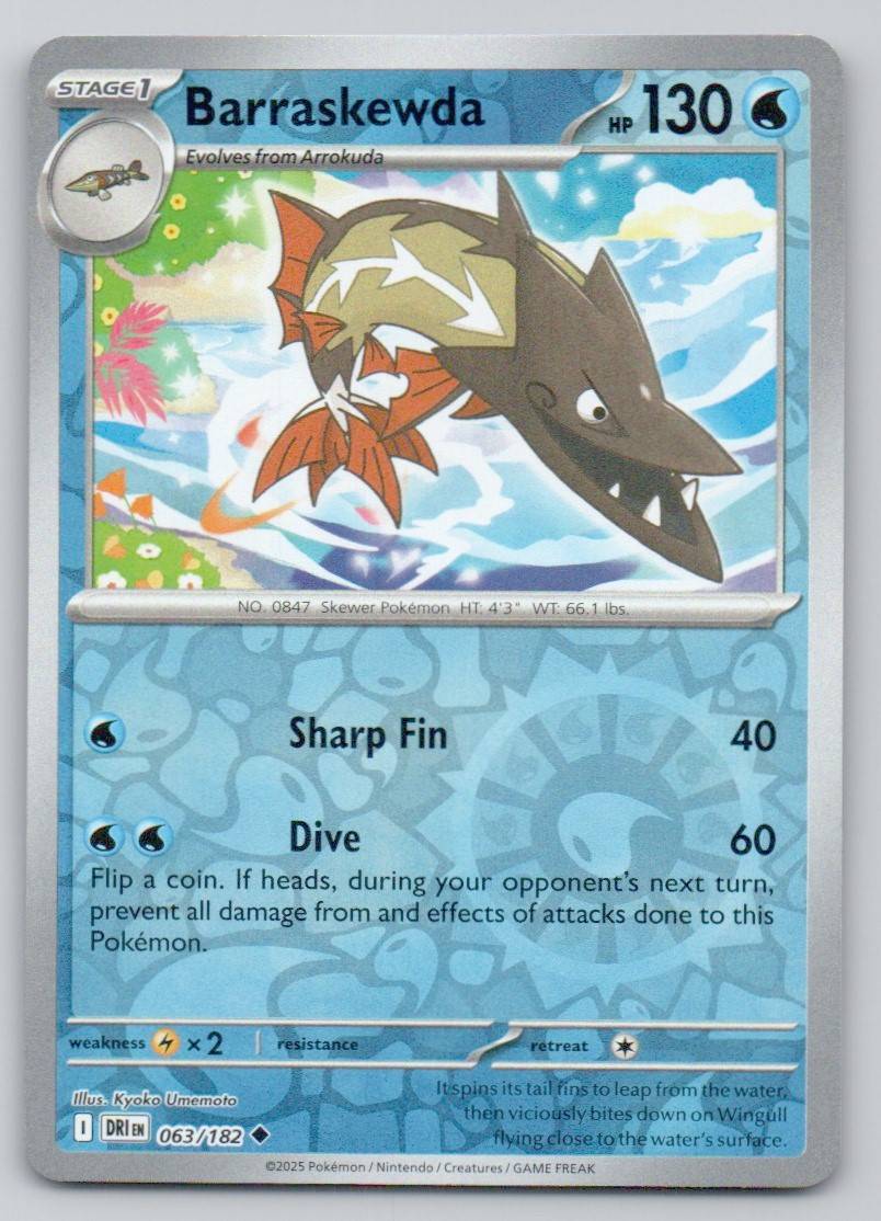Barraskewda 063 REV Card - Destined Rivals