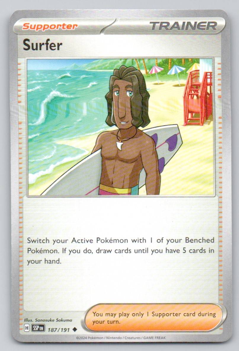 Surfer 187 NOR Card - Surging Sparks