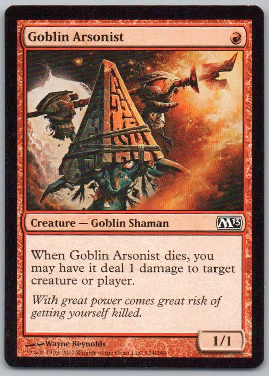 Goblin Arsonist 134 Normal Creature Card - Magic 2013
