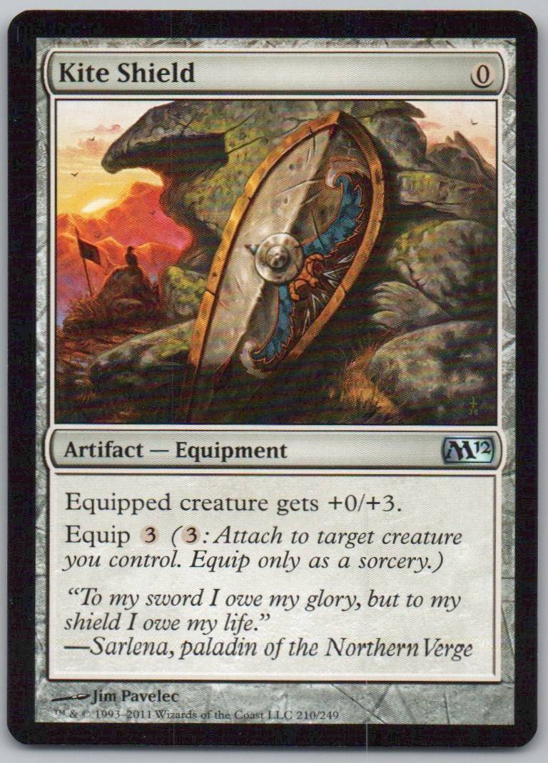 Kite Shield 210 Normal Artifact Card - Magic 2012