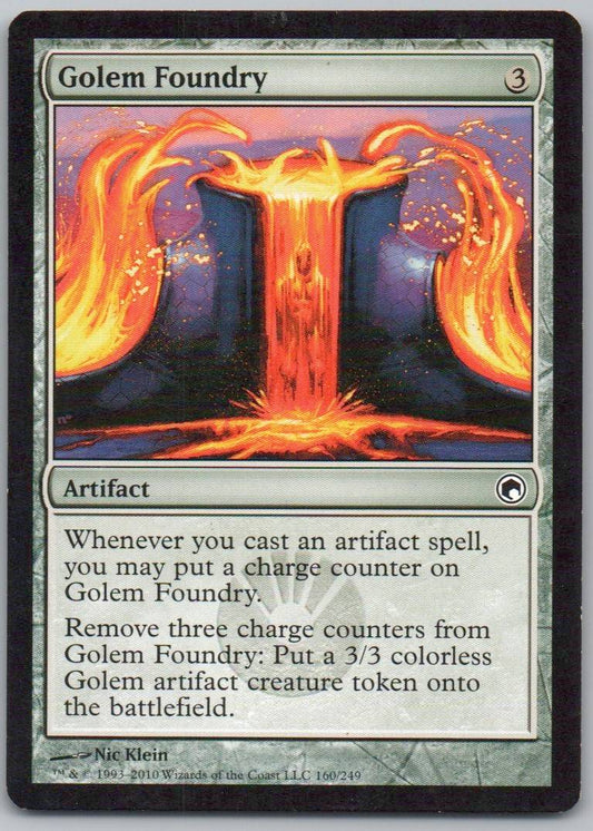 Golem Foundry 160 Normal Artifact Card - Scars of Mirrodin