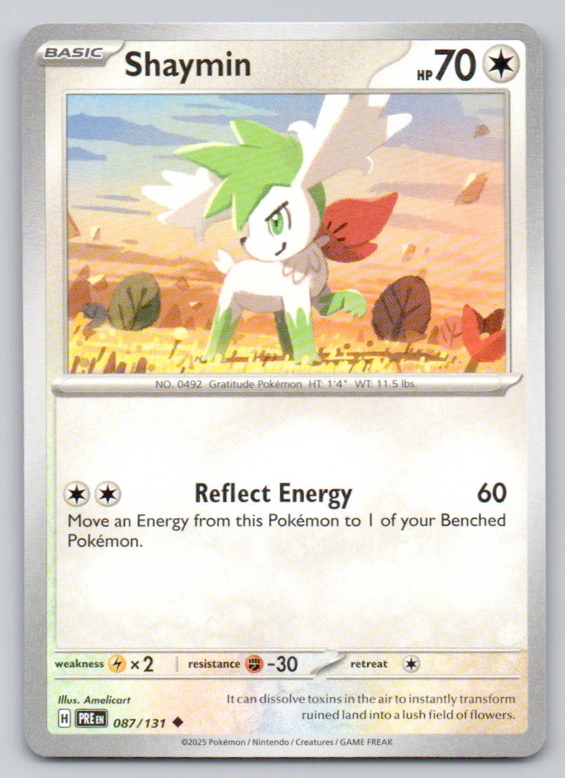 Shaymin 087 NOR Card - Prismatic Evolutions