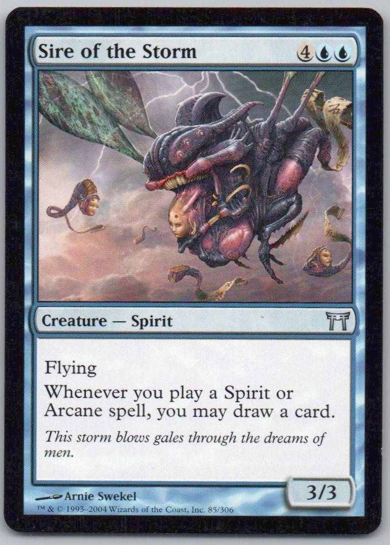 Sire of the Storm 85 Normal Creature Card - Champions of Kamigawa