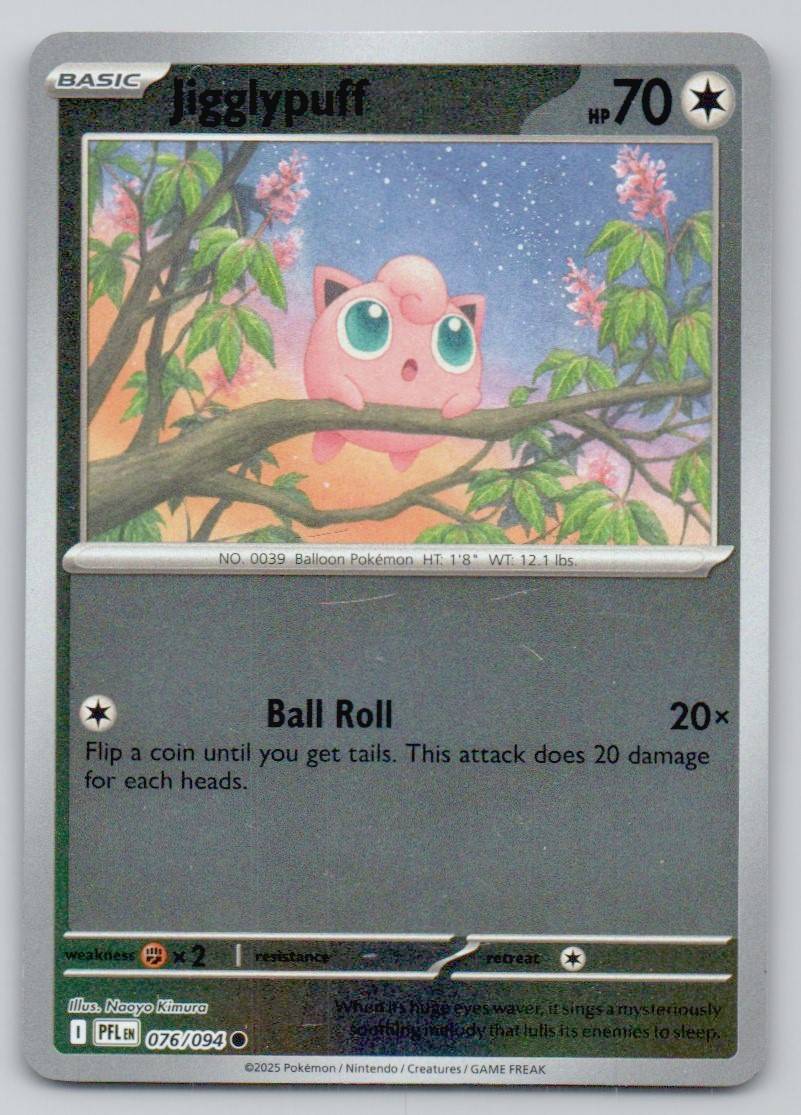 Jigglypuff 076 REV Card - Phantasmal Flames