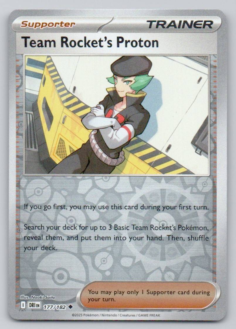 Team Rocket's Proton 177 REV Card - Destined Rivals