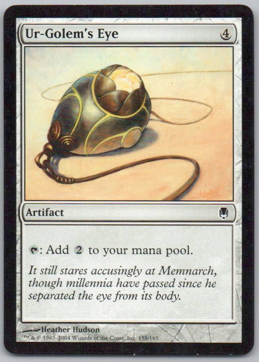 Ur-Golem's Eye 155 Normal Artifact Card - Darksteel