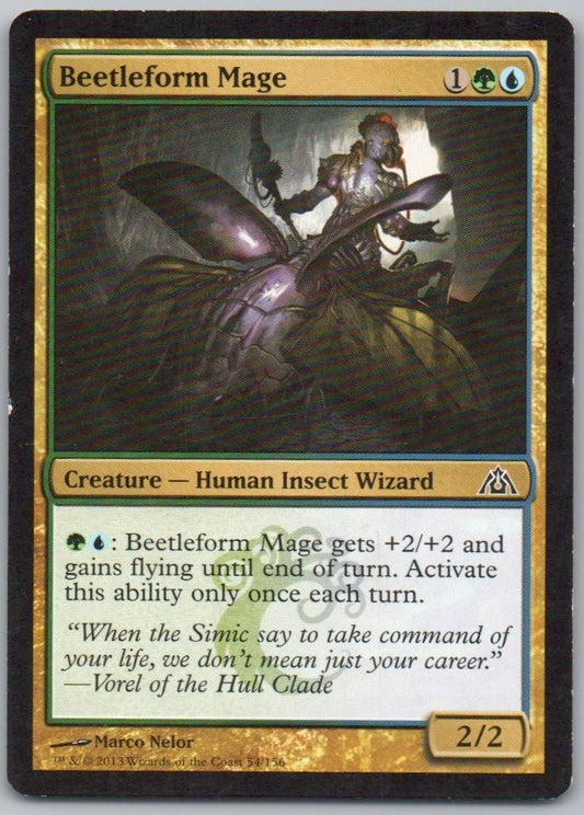 Beetleform Mage 54 Normal Creature Card - Dragon's Maze