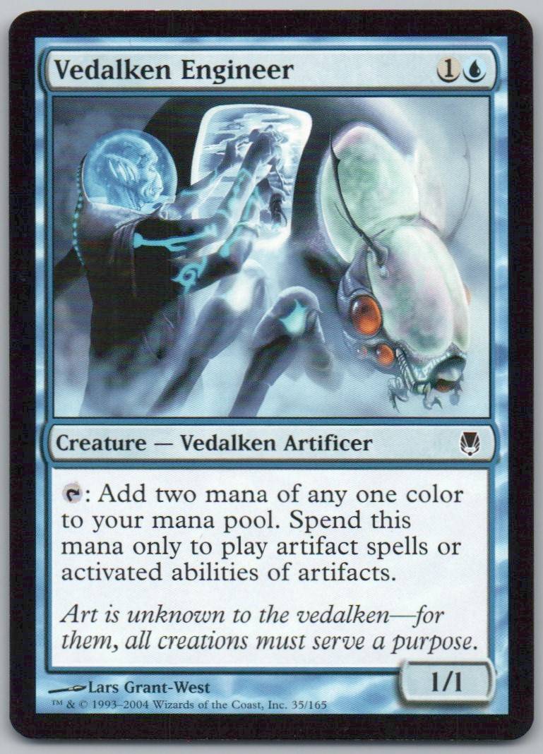 Vedalken Engineer 35 Normal Creature Card - Darksteel