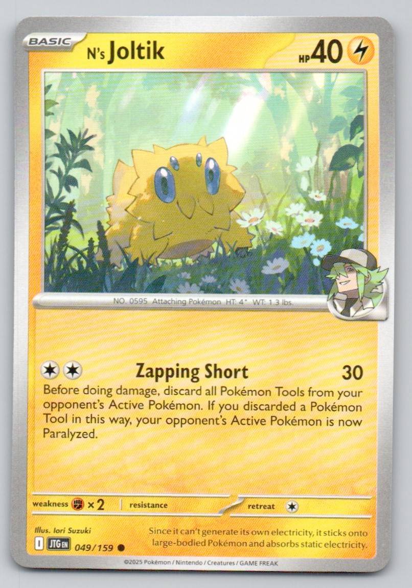 N's Joltik 049 NOR Card - Journey Together