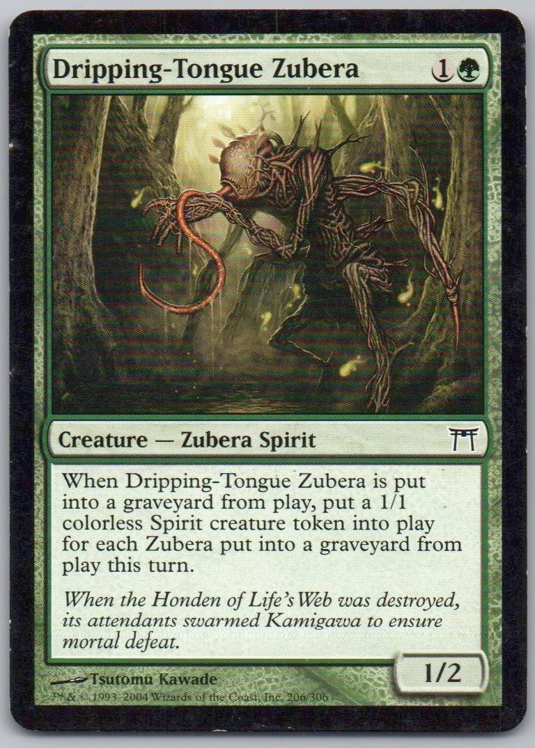 Dripping-Tongue Zubera 206 Normal Creature Card - Champions of Kamigawa