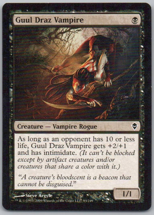 Guul Draz Vampire 93 Normal Creature Card - Zendikar