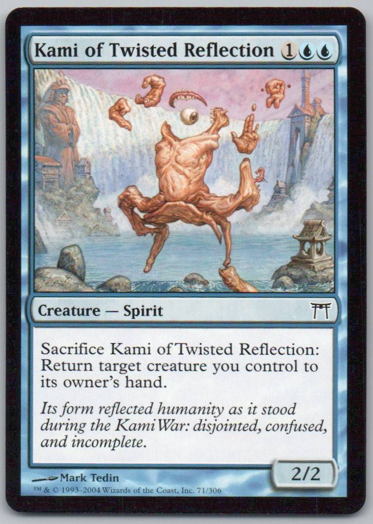 Kami of Twisted Reflection 71 Normal Creature Card - Champions of Kamigawa