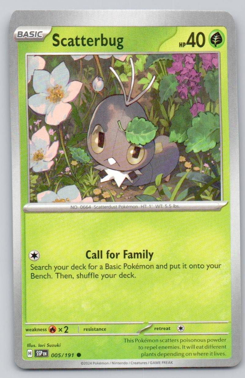 Scatterbug 005 NOR Card - Surging Sparks