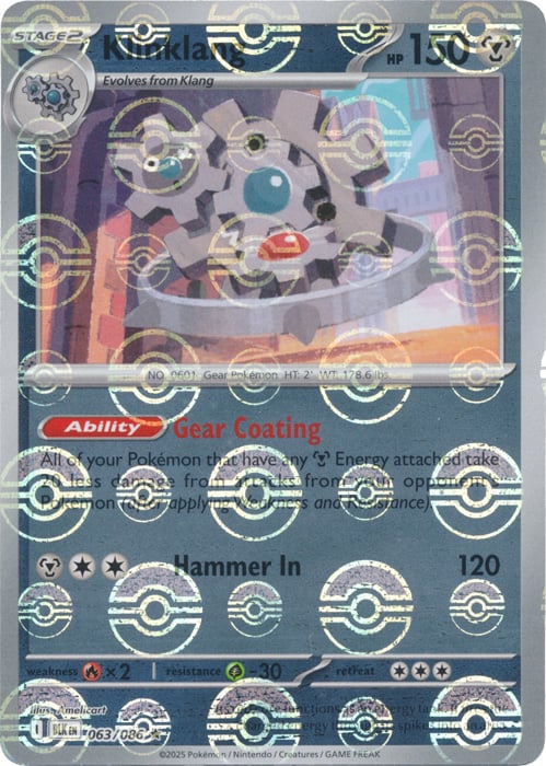 Klinklang (Poke Ball Pattern)