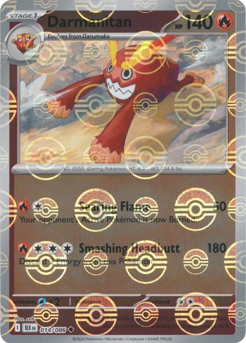 Darmanitan (Poke Ball Pattern)