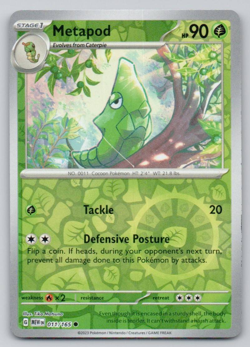 Metapod 011 REV Card - 151
