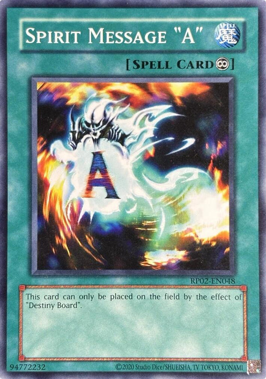 Spirit Message "A"