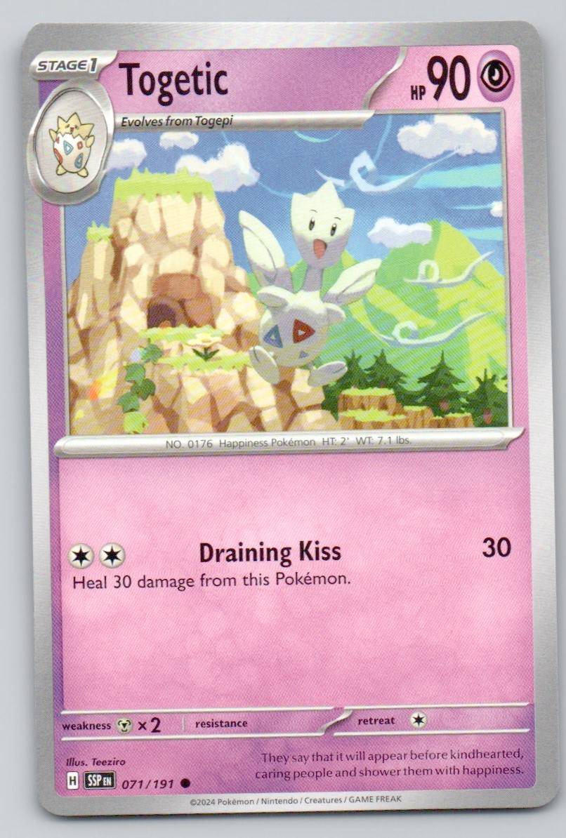 Togetic 071 NOR Card - Surging Sparks