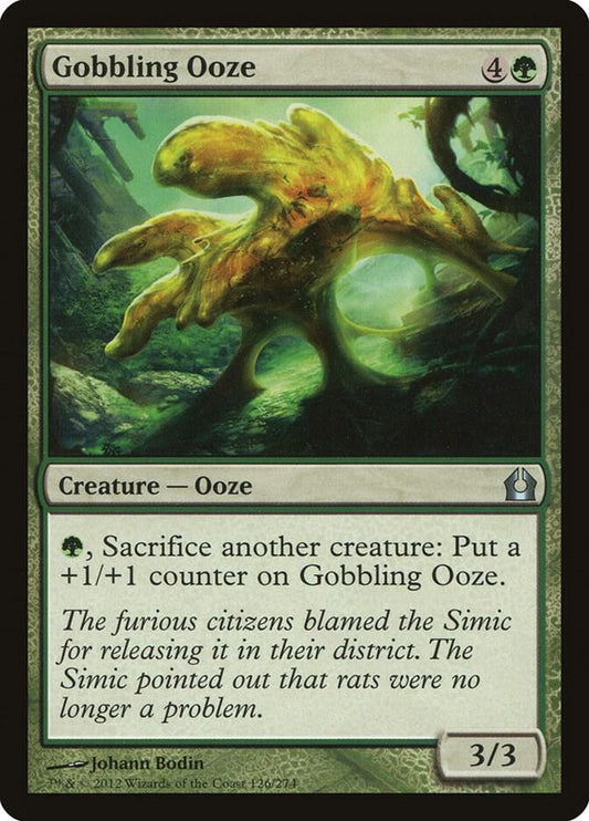 Gobbling Ooze 126 Normal Creature Card - Return to Ravnica