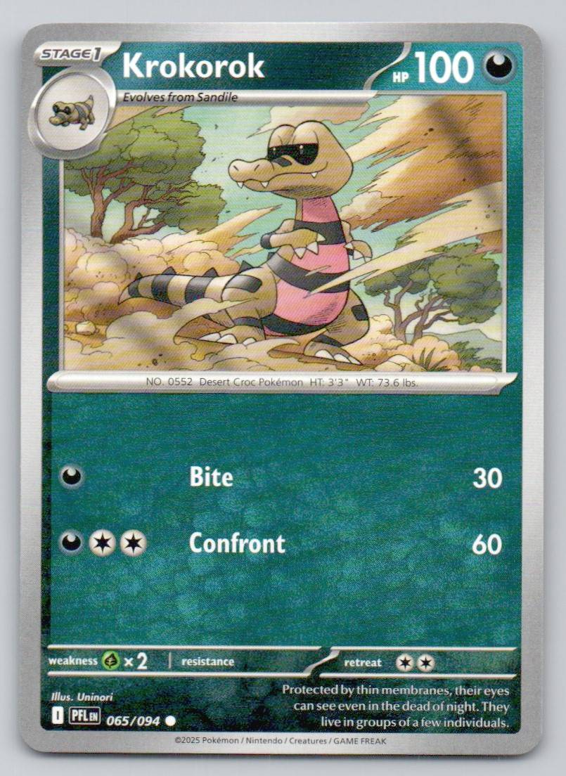 Krokorok 065 NOR Card - Phantasmal Flames