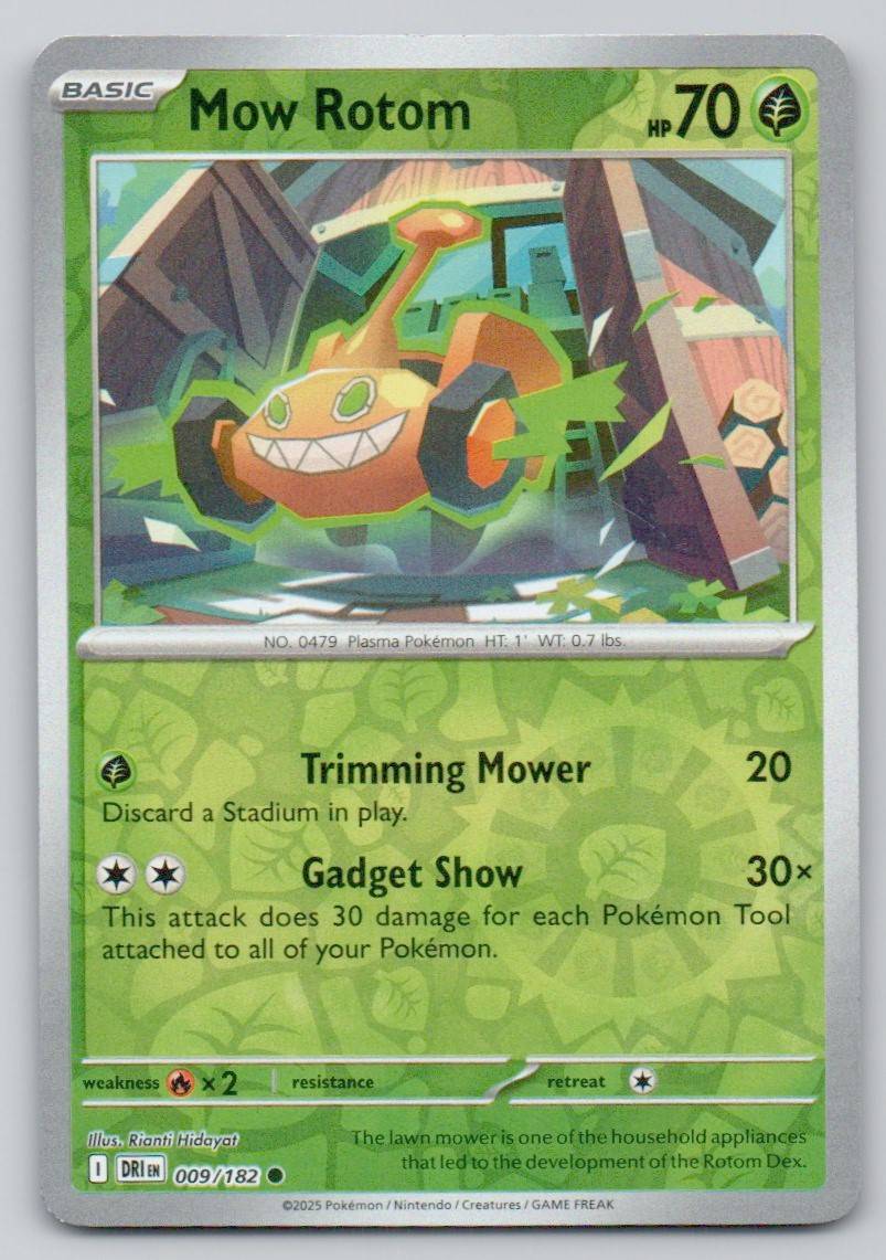 Mow Rotom 009 REV Card - Destined Rivals