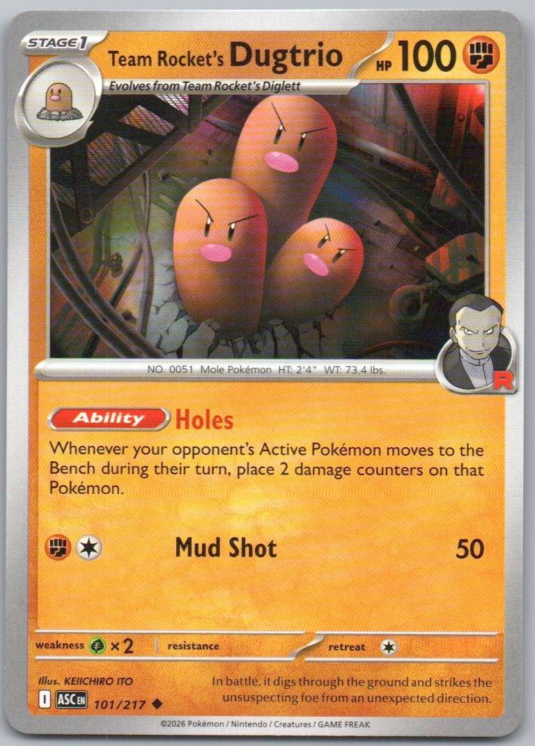101 - Team Rocket's Dugtrio