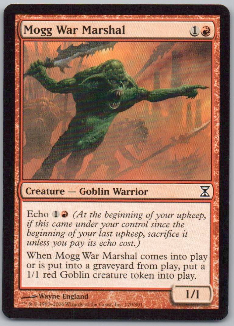 Mogg War Marshal 170 Normal Creature Card - Time Spiral