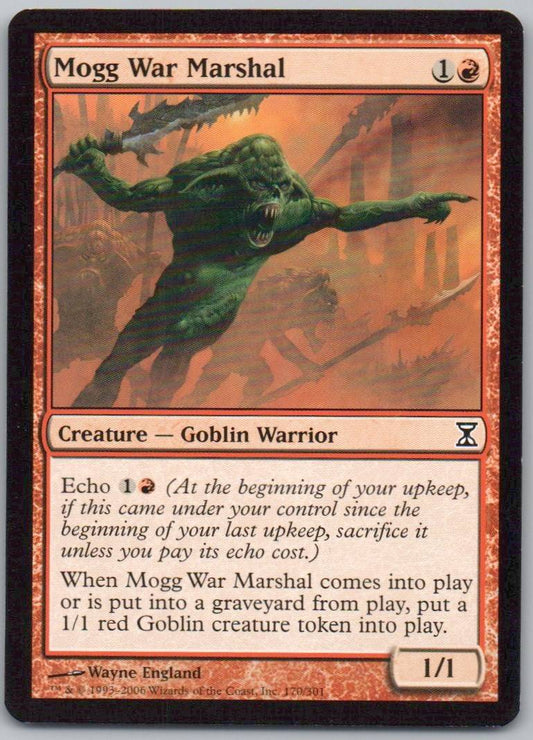 Mogg War Marshal 170 Normal Creature Card - Time Spiral