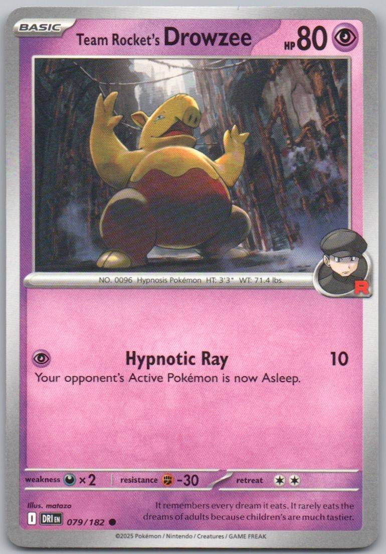 79 - Team Rocket's Drowzee