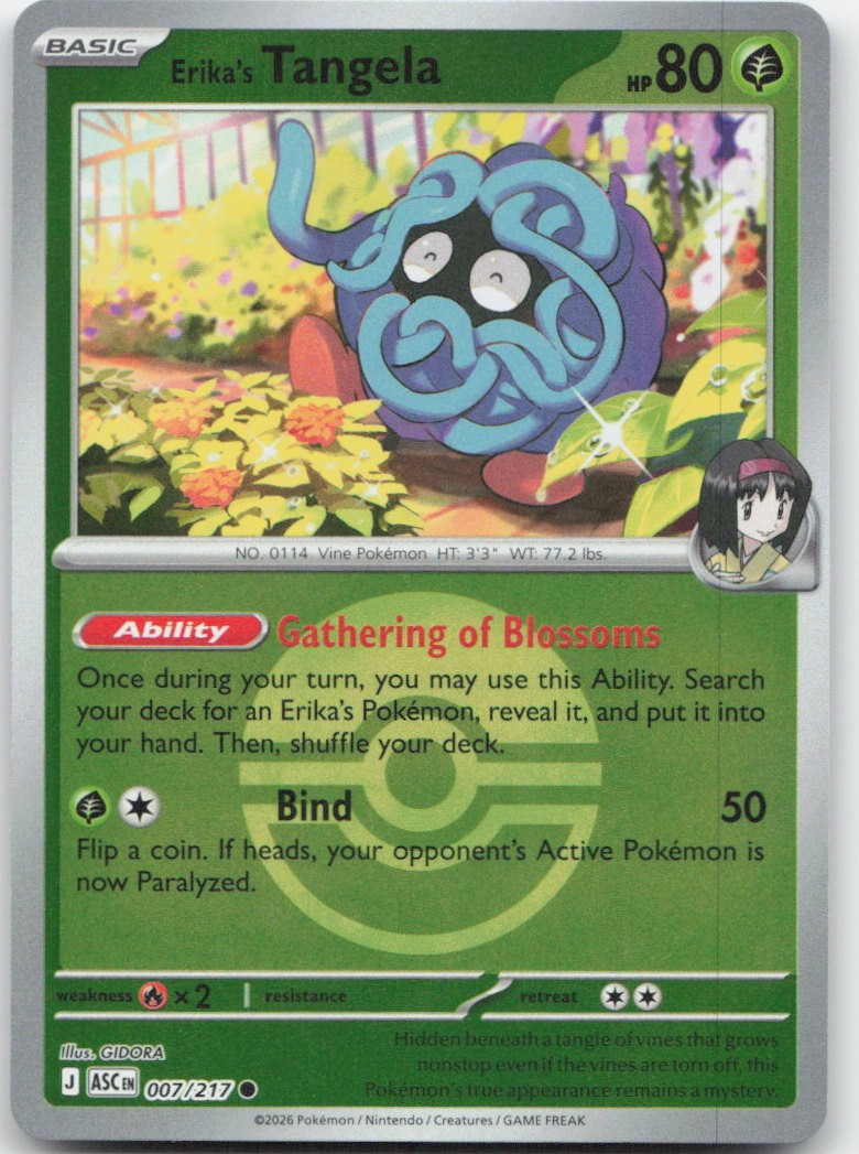 Erika's Tangela - 007/217 (Poke Ball)