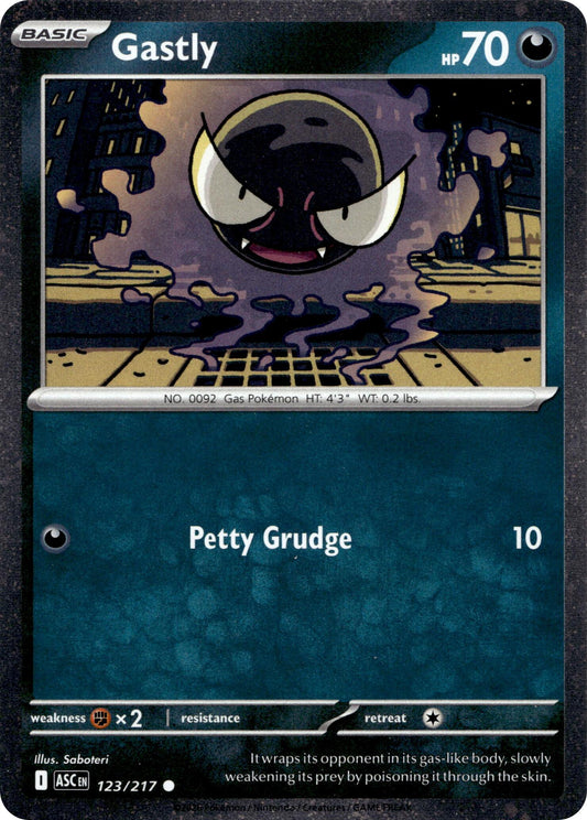 Gastly - 123/217 (Cosmos Holo)