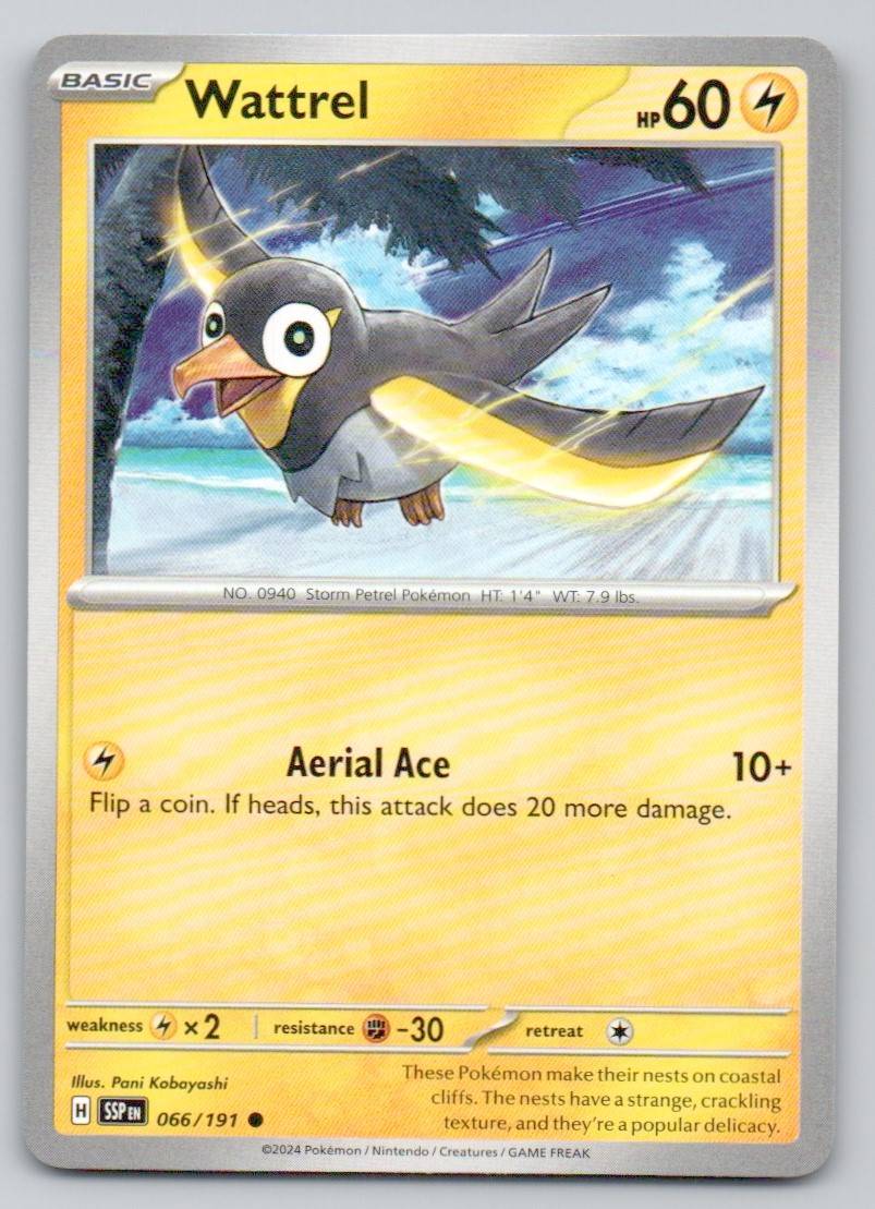 Wattrel 066 NOR Card - Surging Sparks