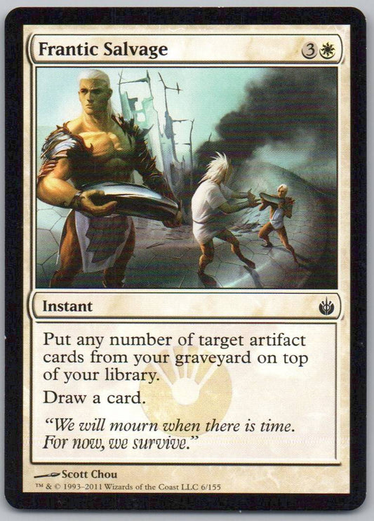 Frantic Salvage 6 Normal Instant Card - Mirrodin Besieged