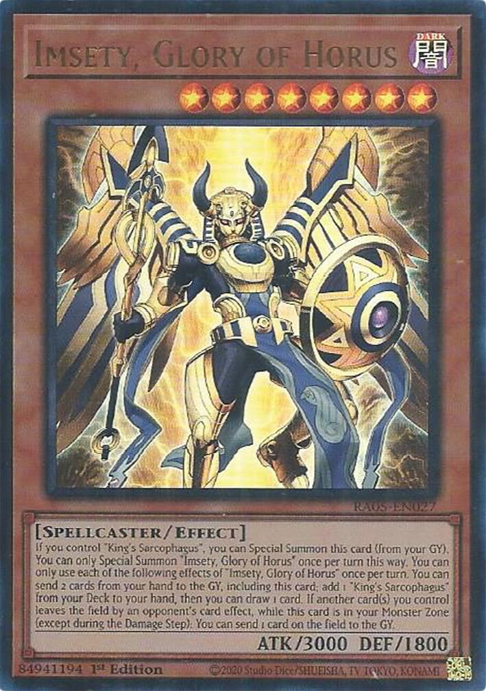 Imsety, Glory of Horus (Ultra Rare)