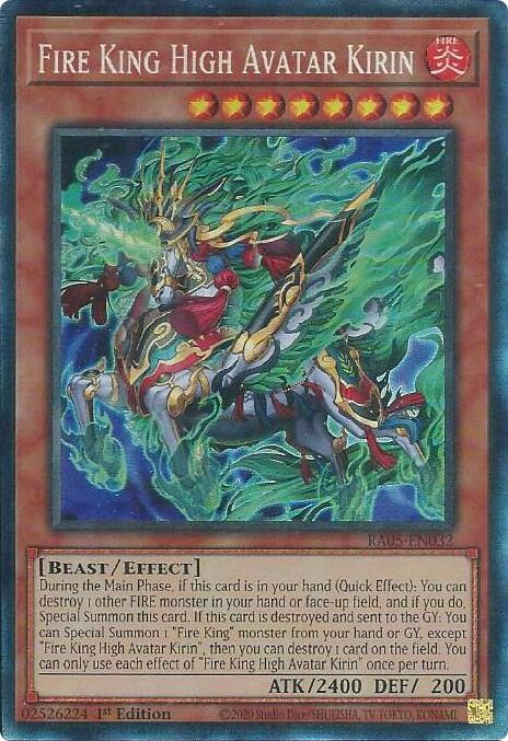 Fire King High Avatar Kirin (Collector's Rare)