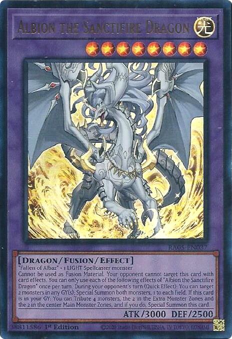 Albion the Sanctifire Dragon (Ultra Rare)