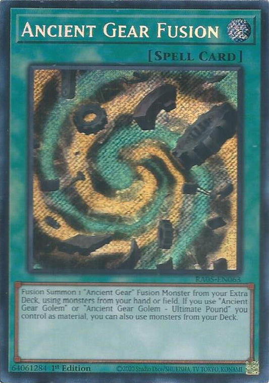 Ancient Gear Fusion (Secret Rare)