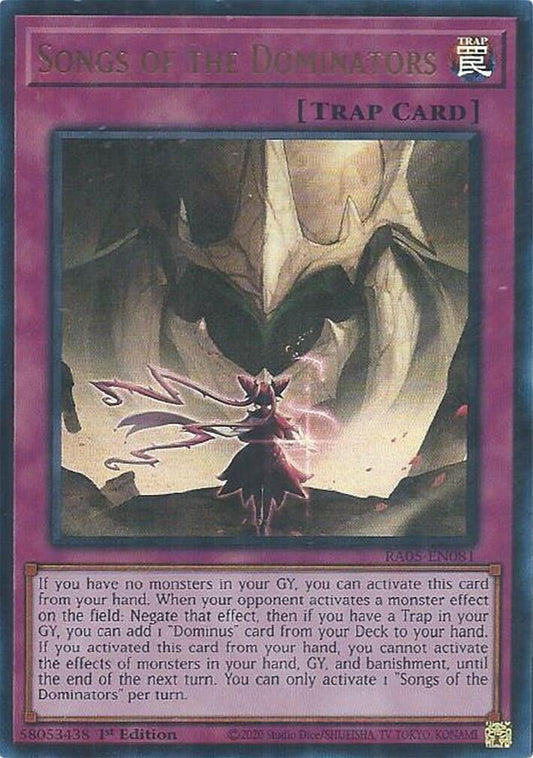 Songs of the Dominators (Ultra Rare)