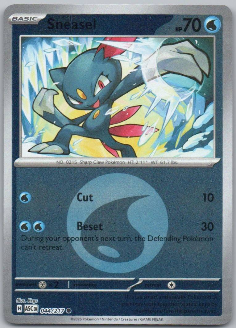 44 - Sneasel (Energy Symbol Pattern)