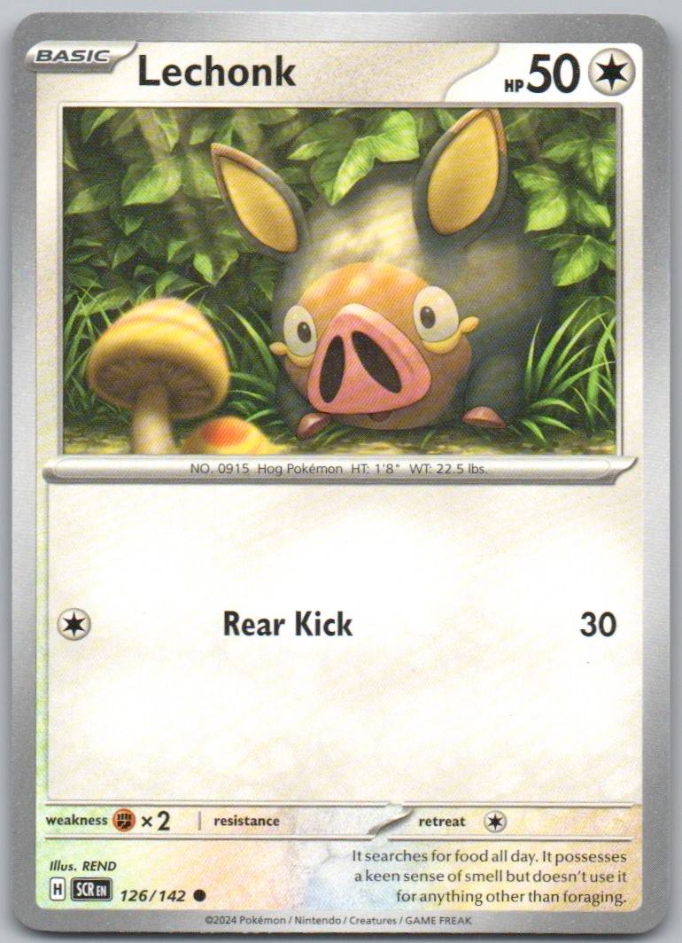 Lechonk 126 NOR Card - Stellar Crown