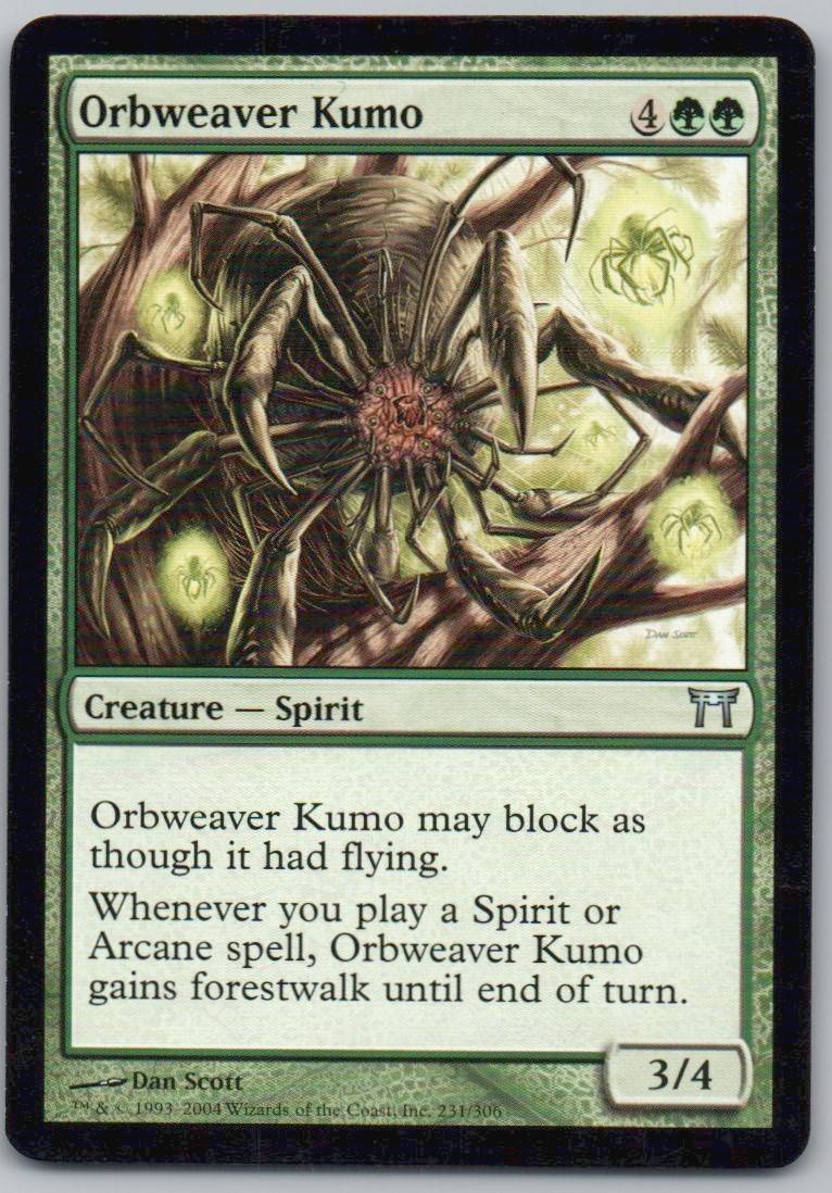 Orbweaver Kumo 231 Normal Creature Card - Champions of Kamigawa
