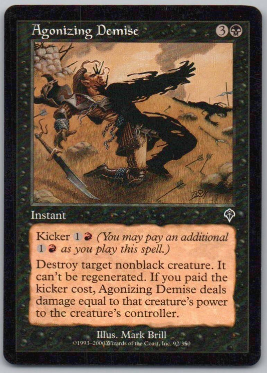 Agonizing Demise 92 Normal Instant Card - Invasion