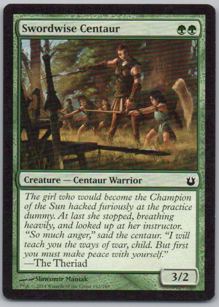 Swordwise Centaur 142 Normal Creature Card - Born of the Gods
