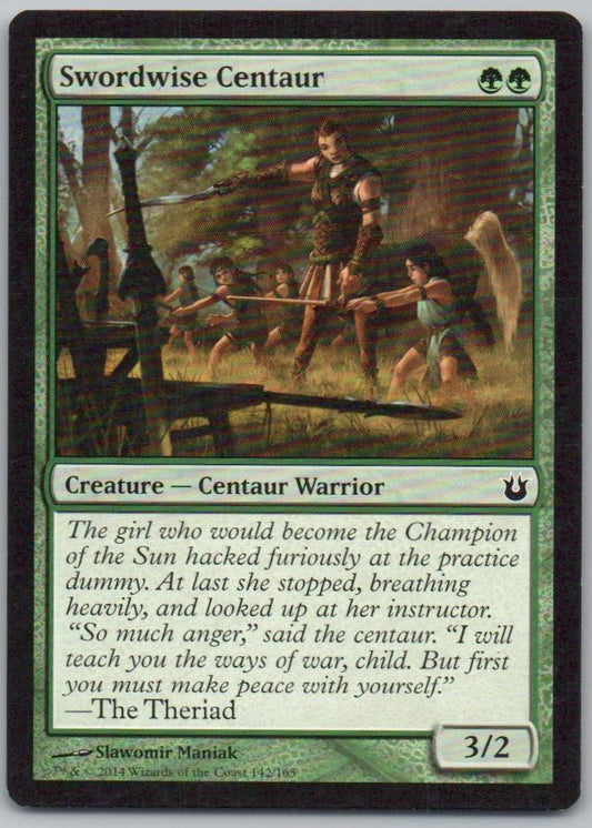 Swordwise Centaur 142 Normal Creature Card - Born of the Gods