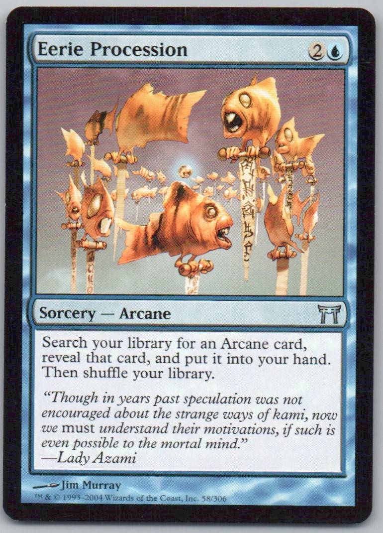 Eerie Procession 58 Normal Sorcery Card - Champions of Kamigawa